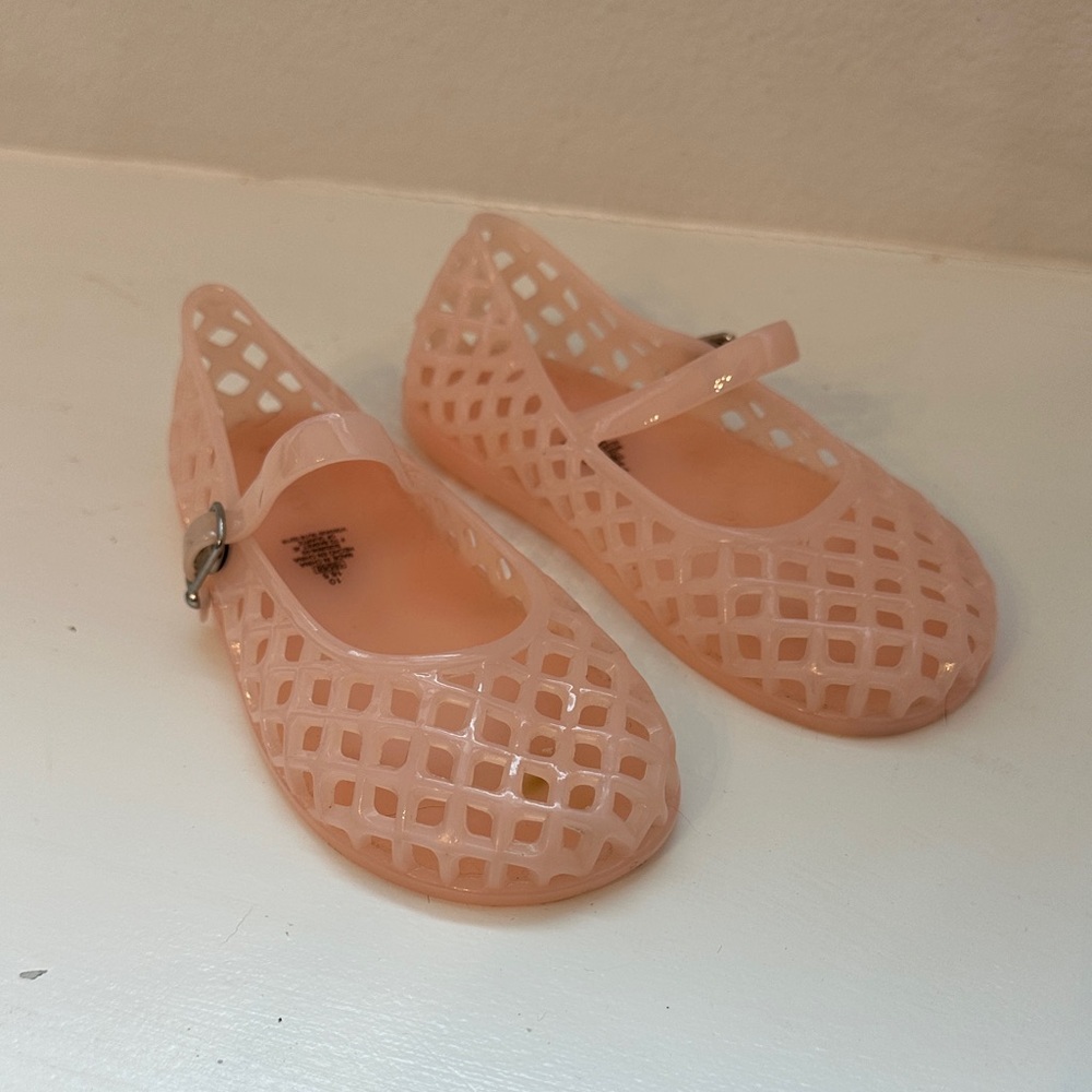 Kids Ballet Pink Jelly Shoes - Picture 2 of 5